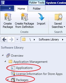 Microsoft SCCM packages versus SCCM applications