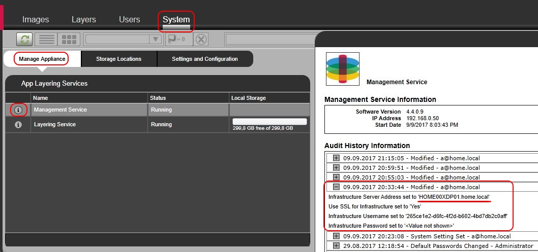 Citrix App Layering Agent unattended installation - ELM audit log