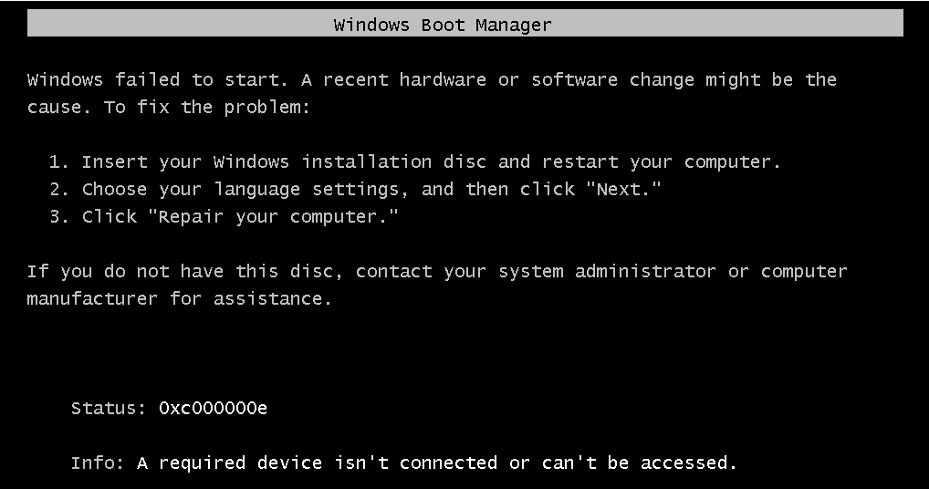Automate VHD Offline Defrag for Citrix Provisioning Server - Boot error 0xc000000e Unique Disk ID