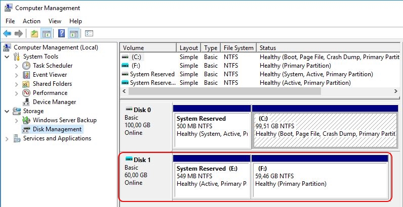 Automate VHD Offline Defrag for Citrix Provisioning Server - Computer Management VHD attached