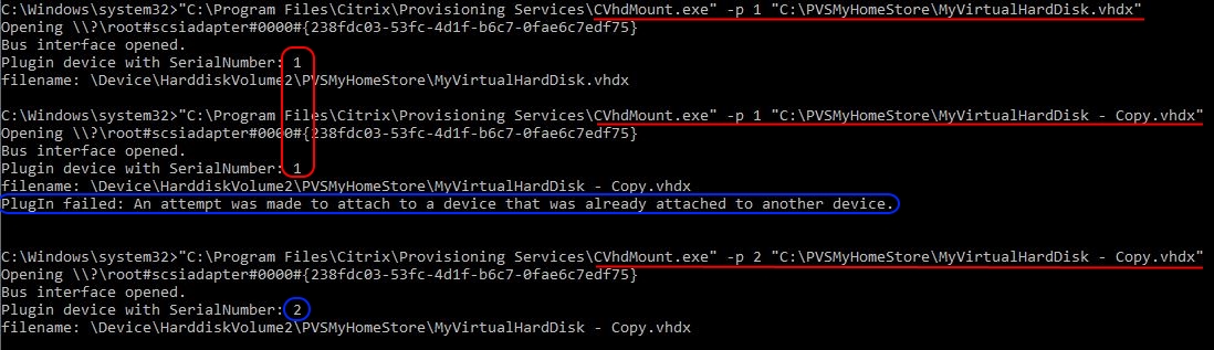 Automate VHD Offline Defrag for Citrix Provisioning Server - Provisioning Server console mount multiple vDisks