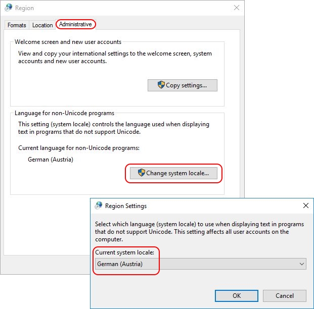 Configuring the time zone and code page with Group Policy - Regional Settings Administrative tab system locale