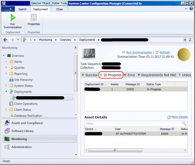How to configure and run BIS-F in an SCCM task sequence - Task Sequence in progress