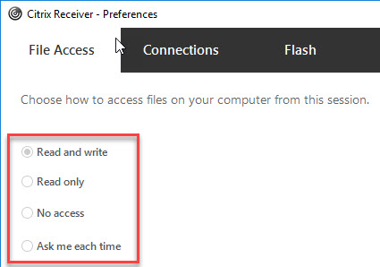 Citrix Receiver unattended installation with PowerShell - Citrix Receiver Preferences greyed out and cannot be changed by user