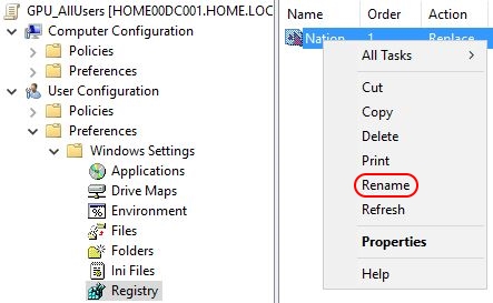 Configuring Regional Settings and Windows locales with Group Policy - Group Policy Preference location rename