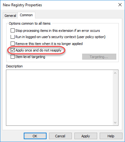 Managing Windows Languages and Language Packs - Group Policy Preference Apply once and do not reapply