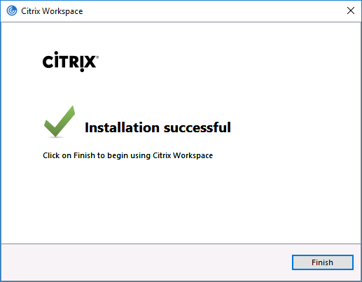 Citrix Workspace App unattended installation with PowerShell - Installation successful without add account button