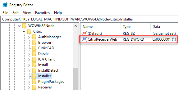 citrix plugin for windows 10