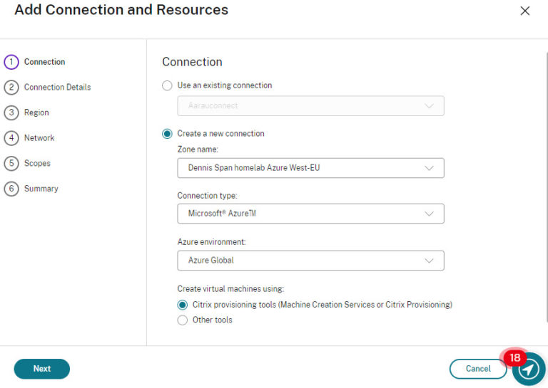 Azure hosting connections in Citrix DaaS service deepdive Dennis Span